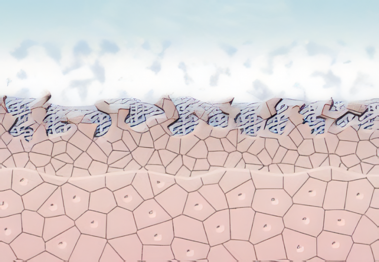 Enzyme spalten die abgestorbenen Hautzellen und bereiten so die Haut auf die MDA vor